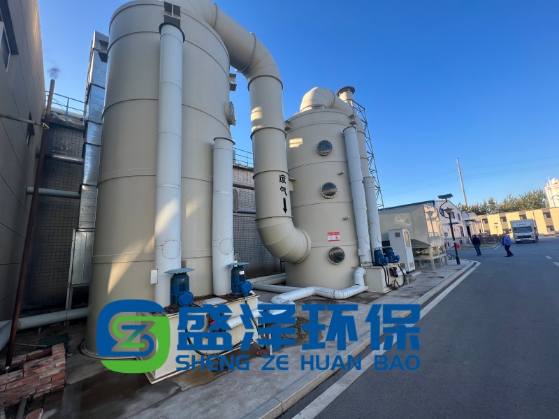 高效凈化，兩級噴淋工藝助力污水站除臭